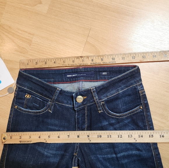 NWT Miss Sixty Soul Lowrise Darkwash Skinny Jeans Womens Size 24 - Picture 11 of 16